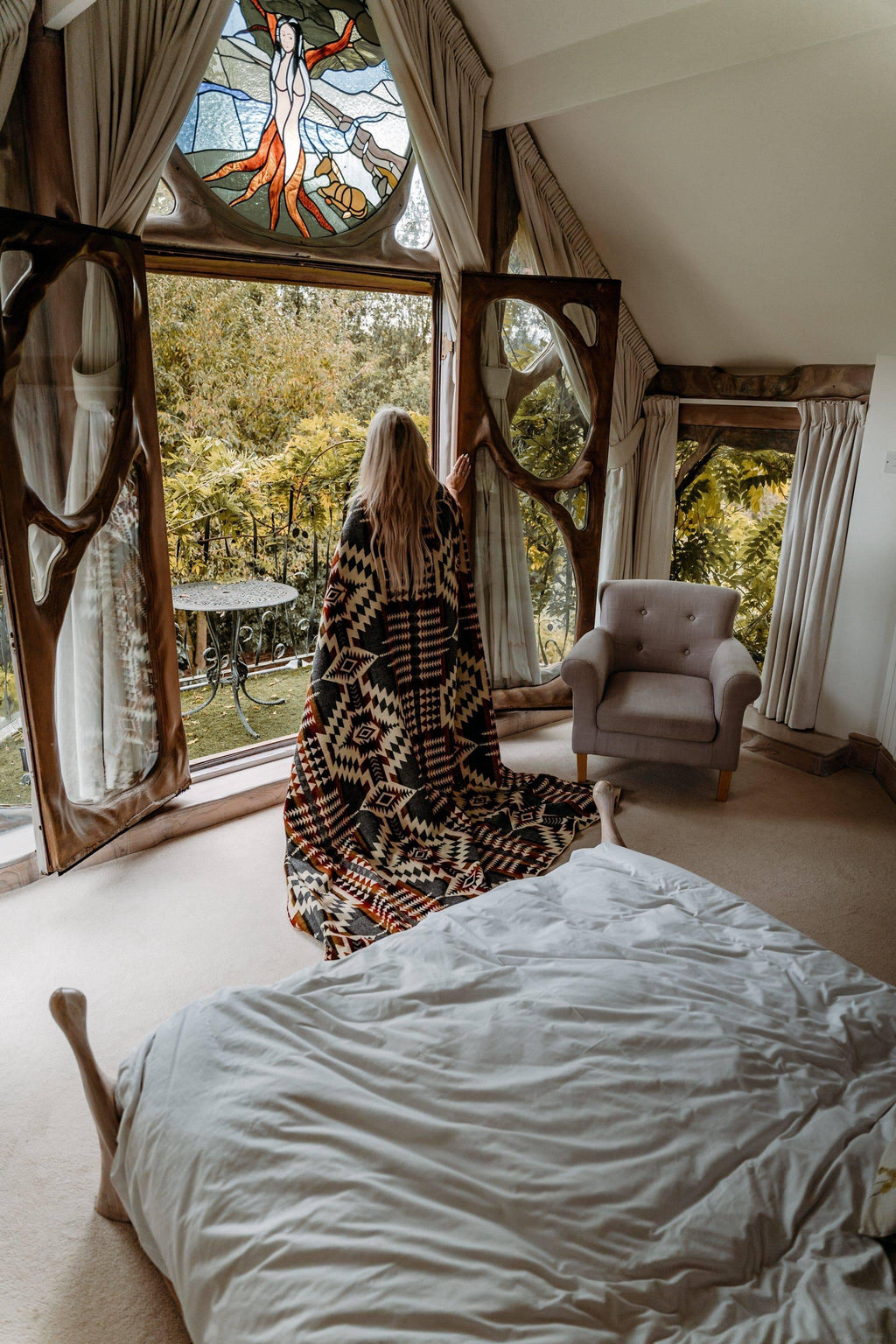 Secoya Blanket by Beyond Borders Collective - Campfire Ash