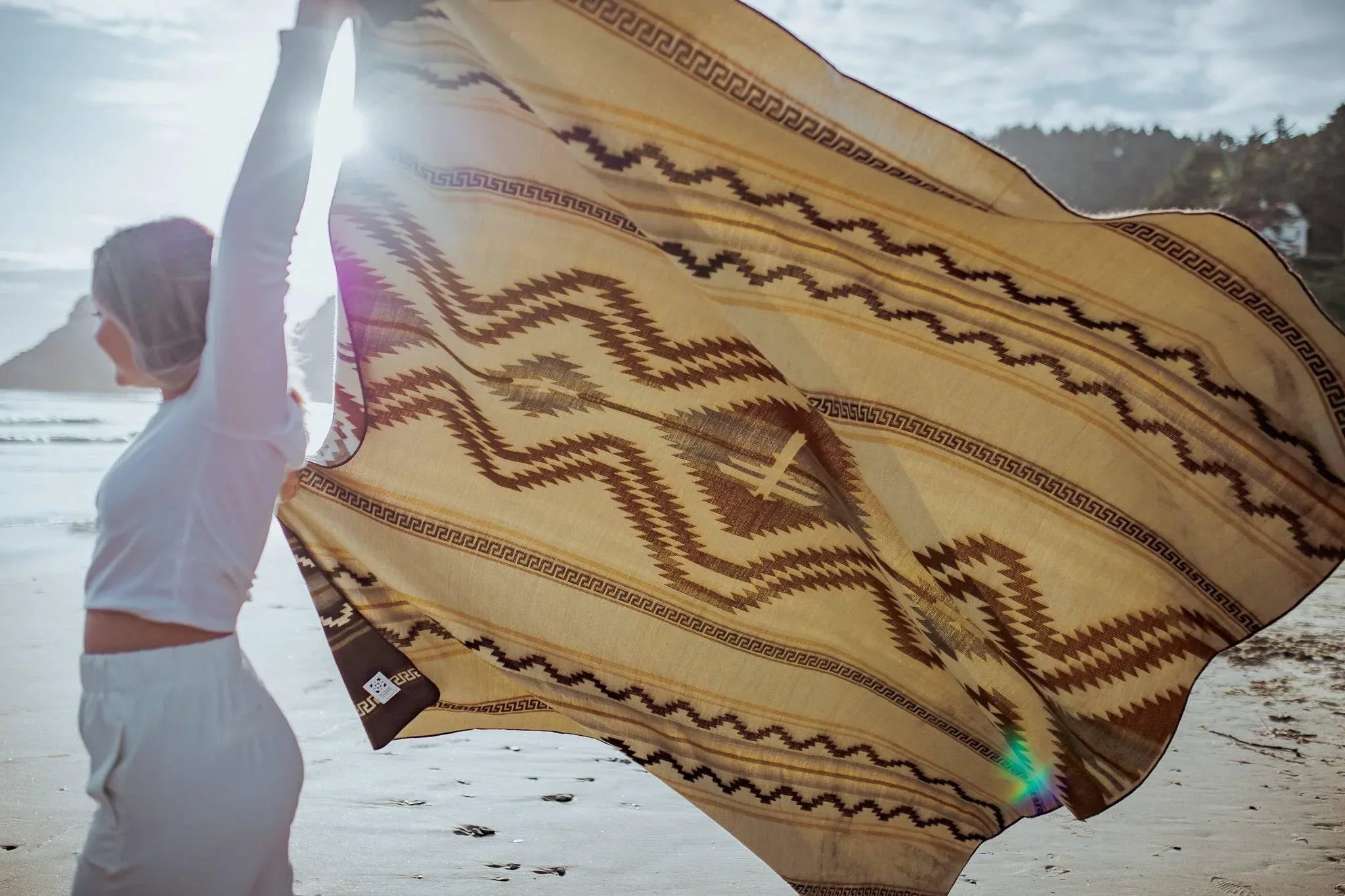 Shuar Blanket - Dusty Recycled Acrylic Throw