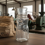 Planters Mr. Peanut 75. Jubiläum Glasdose mit Deckel