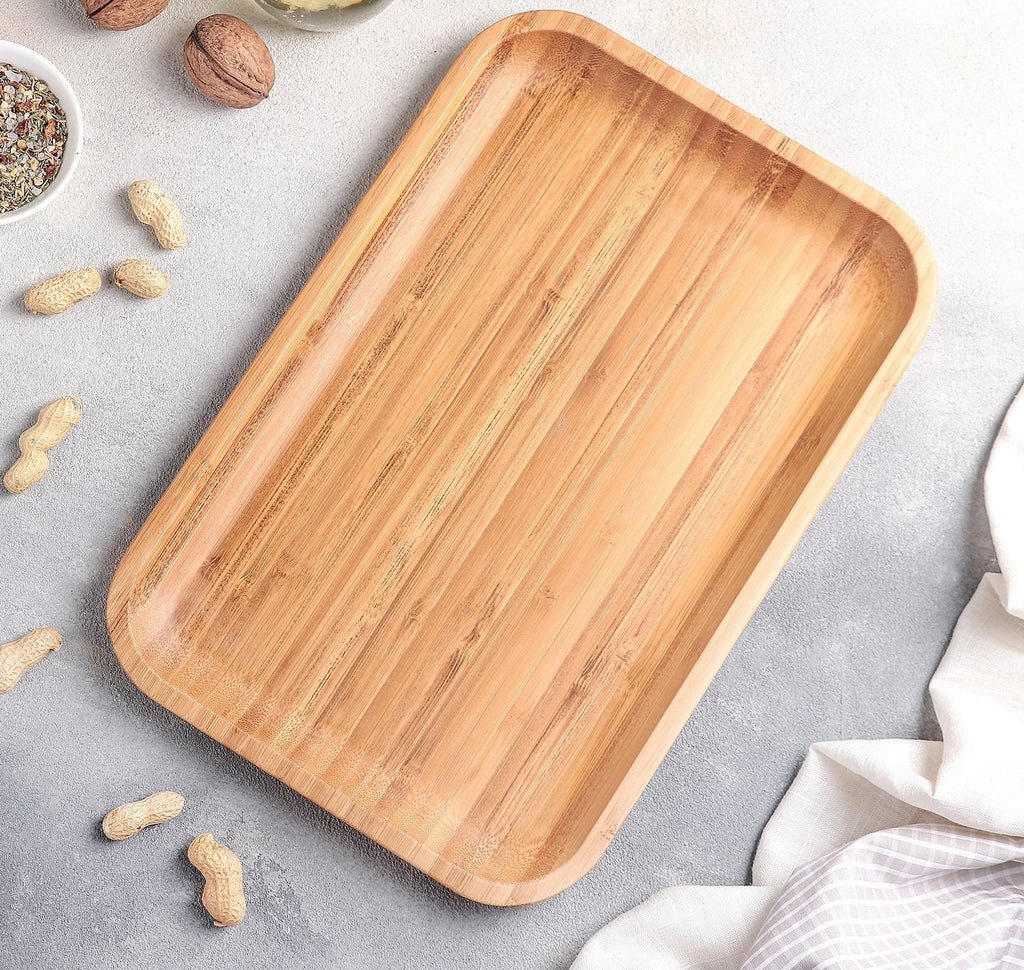 Bamboo Platter — 12 inch x 8 inch