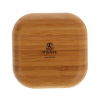 Bambus-Quadrat-Teller-Set – 10 cm (12er-Set)