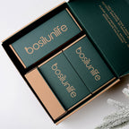 BosilunLife Modernes 3-teiliges Badezimmer-Schaumset aus recyceltem Öko-Ton