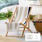 Gestreiftes Cabana-Strandtuch – Edgartown-Kollektion