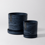 Upcycling-Pflanzgefäß Marineblau