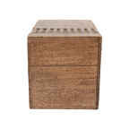 Rezeptbox Carmen geschnitzt – Mangoholz
