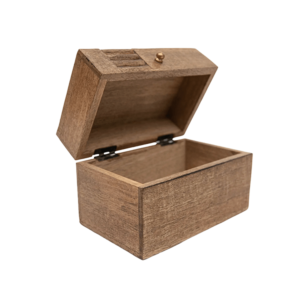 Carmen Carved Recipe Box — Mango Wood