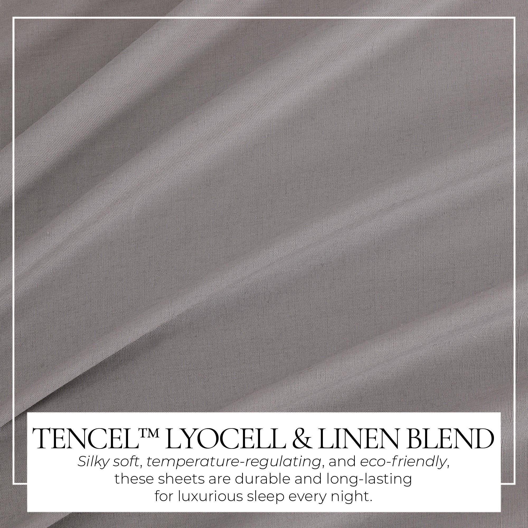 TENCEL™ Lyocell- & Leinen-Mischbettwäsche-Set – Kollektion Magdalena