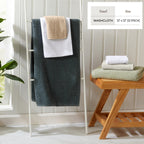 Badetuch-Set aus 100 % Baumwolle mit Webstruktur – Kollektion Marbella