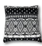 DaDa Bedding Aztec Schwarz-Weiß-Rauten Zierkissenbezüge – 45 x 45 cm, 2er-Pack (C14800-1-CC)