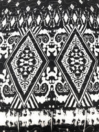 DaDa Bedding Aztec Schwarz-Weiß-Rauten Zierkissenbezüge – 45 x 45 cm, 2er-Pack (C14800-1-CC)