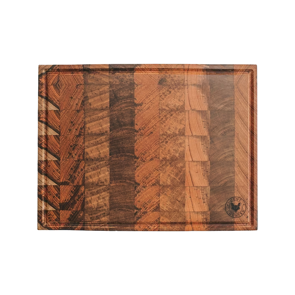 Burmese Teak End Grain Cutting Board