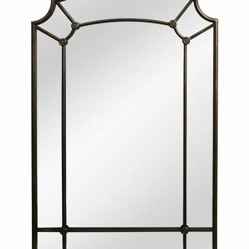 Cast Iron Classic Wall Mirror - 44.5 in Tall