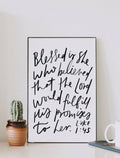 Blessed Is She | 11x17 Art Print