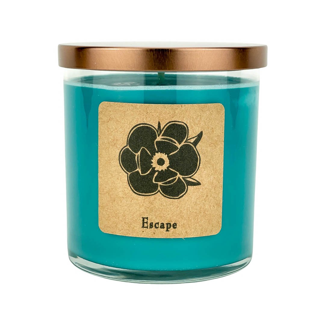 Escape 10 oz Soy Candle - Tropical Coconut Scent