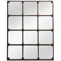 Cast Iron Rectangular Wall Mirror - Simple Cast Iron Frame
