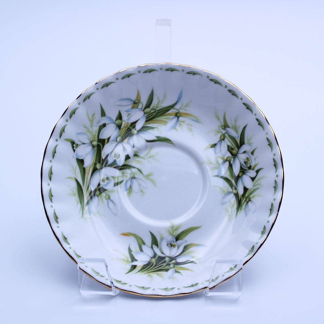 Royal Albert January Snowdrops Teacup and Saucer — Montrose