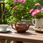 Hall Pottery Personal Teapot - Brown Glazed One‑Cup