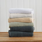 Badetuch-Set aus 100 % Baumwolle mit Webstruktur – Kollektion Marbella
