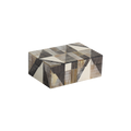 Camel Bone Inlay Decorative Boxes — Brown & Brass