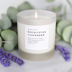 Eukalyptus + Lavendel Signature Kerze – Beruhigende Kräutermischung
