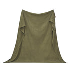 Great Bay Home Waffle Weave Cotton Blanket - Lightweight & Breathable