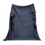 Great Bay Home Waffle Weave Cotton Blanket - Lightweight & Breathable