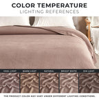 Great Bay Home Waffle Weave Cotton Blanket - Lightweight & Breathable