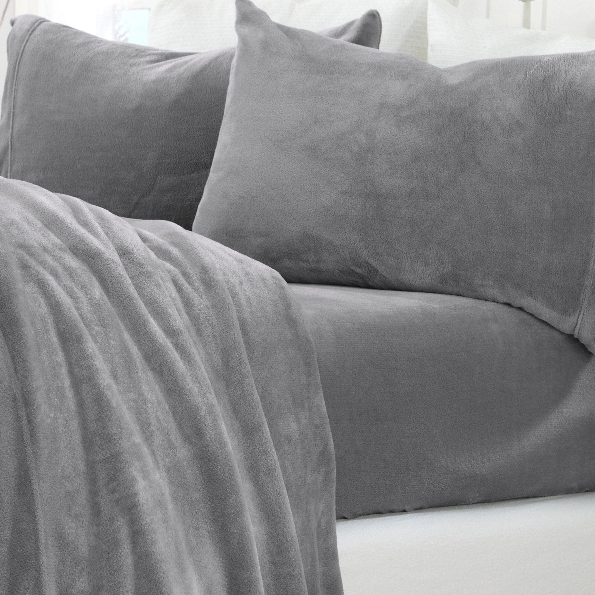 Great Bay Home Velvet Plush Sheets - Ultra-Soft Luxury