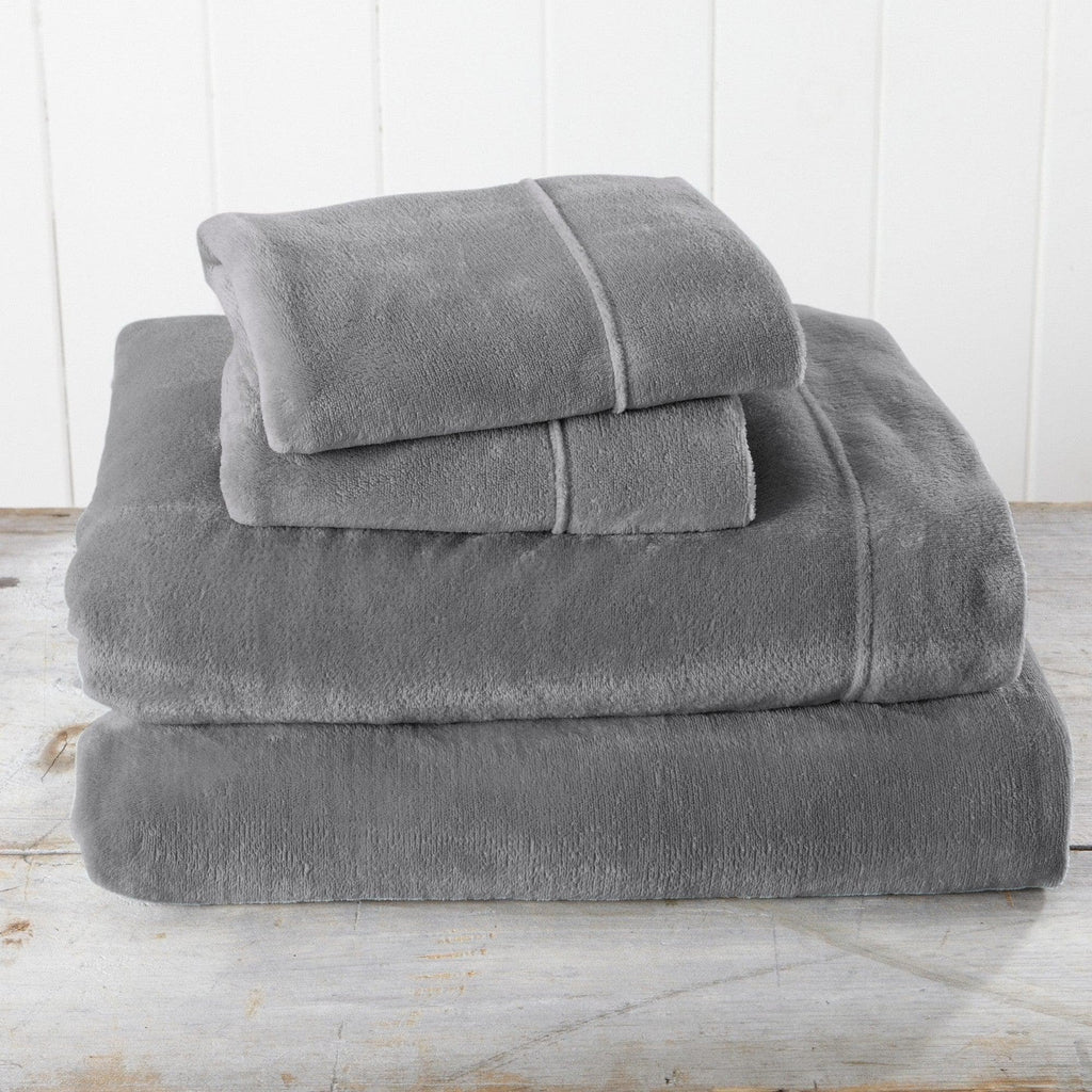 Great Bay Home Velvet Plush Sheets - Ultra-Soft Luxury