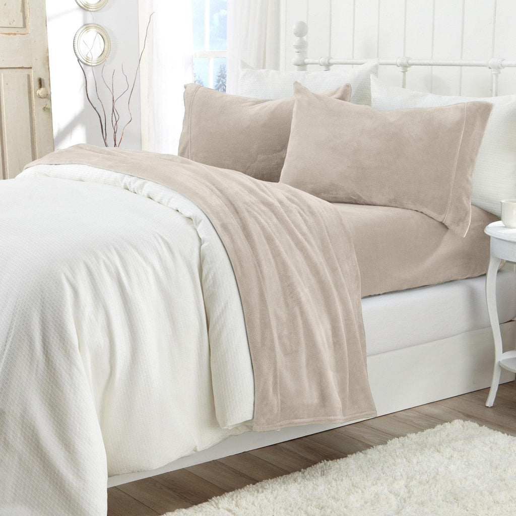 Great Bay Home Velvet Plush Sheets - Ultra-Soft Luxury