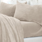 Great Bay Home Velvet Plush Sheets - Ultra-Soft Luxury