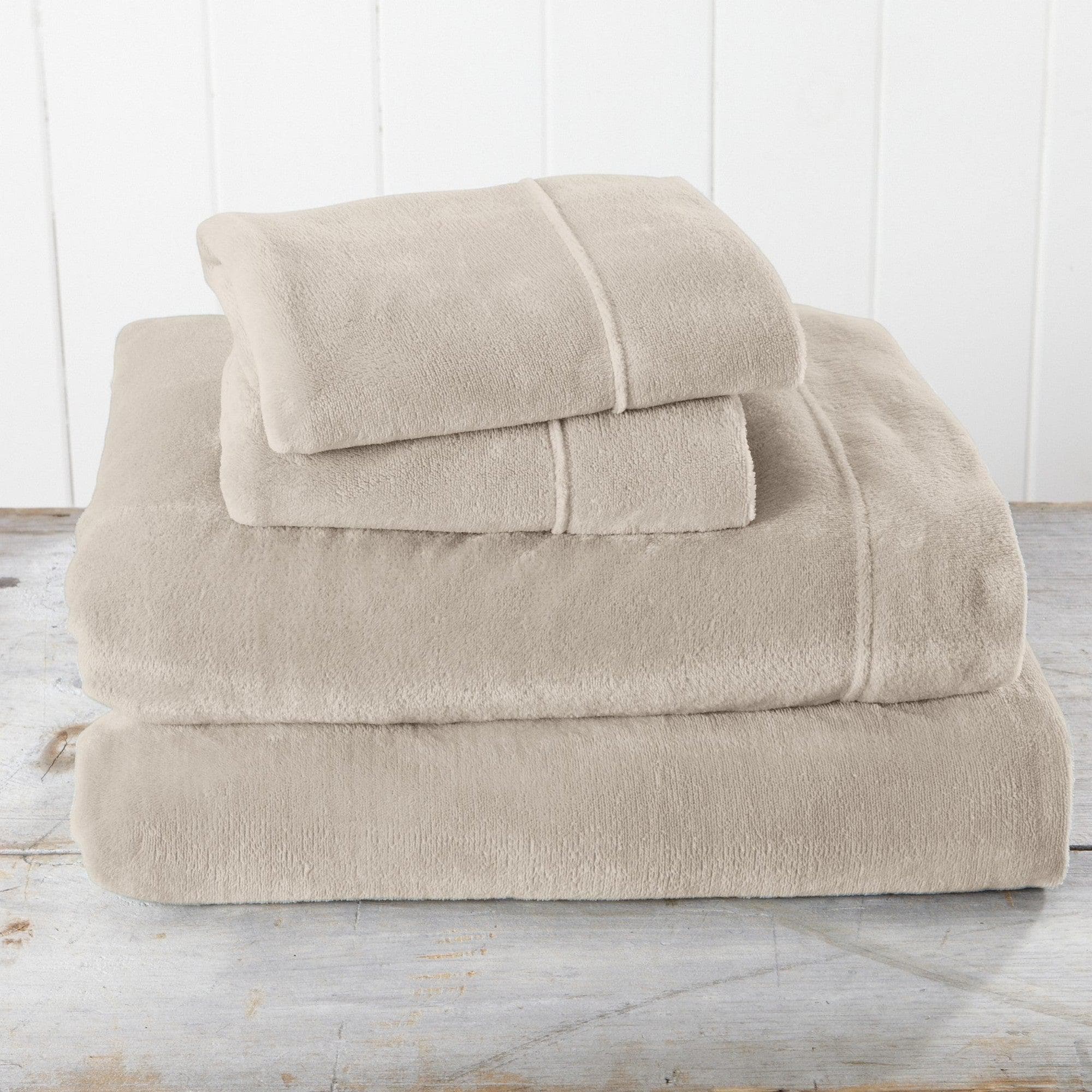Great Bay Home Velvet Plush Sheets - Ultra-Soft Luxury