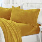 Great Bay Home Velvet Plush Sheets - Ultra-Soft Luxury