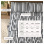 4-Piece Striped Microfiber Sheet Set - Elouise Collection