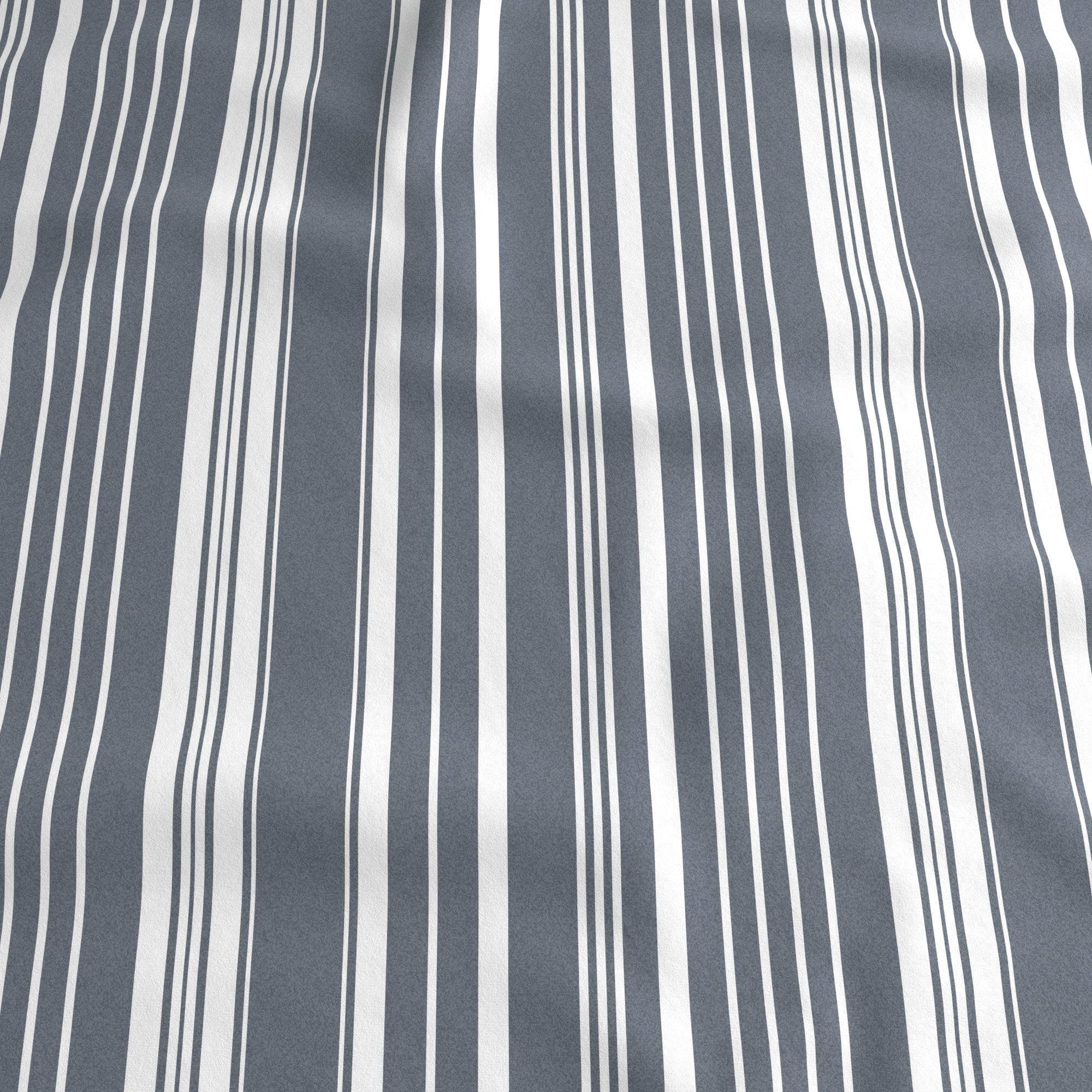4-Piece Striped Microfiber Sheet Set - Elouise Collection