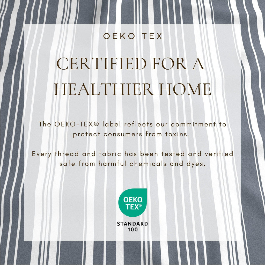 4-Piece Striped Microfiber Sheet Set - Elouise Collection