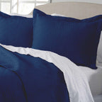 3-Piece Herringbone Stitched Quilt - Louise Collection