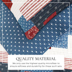 Americana Patchwork Quilt-Set – Kollektion Lowel