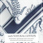 Bettwäsche-Set „Coastal“ aus bedruckter Baumwolle – Kollektion Calypso