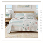 Bettwäsche-Set „Coastal Printed Cotton Quilt“ – Kollektion St. Augustine