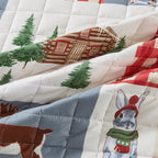 Buntes Feiertags-Steppdecken-Set - Midnight Magic Kollektion