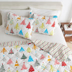 Buntes Feiertags-Steppdecken-Set - Midnight Magic Kollektion
