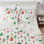 Buntes Feiertags-Steppdecken-Set - Midnight Magic Kollektion