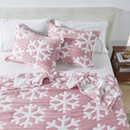 Matelassé Schneeflocken-Steppdecken-Set – Nino Kollektion