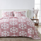 Matelassé Schneeflocken-Steppdecken-Set – Nino Kollektion