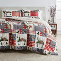 Wendbare Weihnachtsdecke und Kissenbezüge-Set – Holiday / Lodge Odette Kollektion