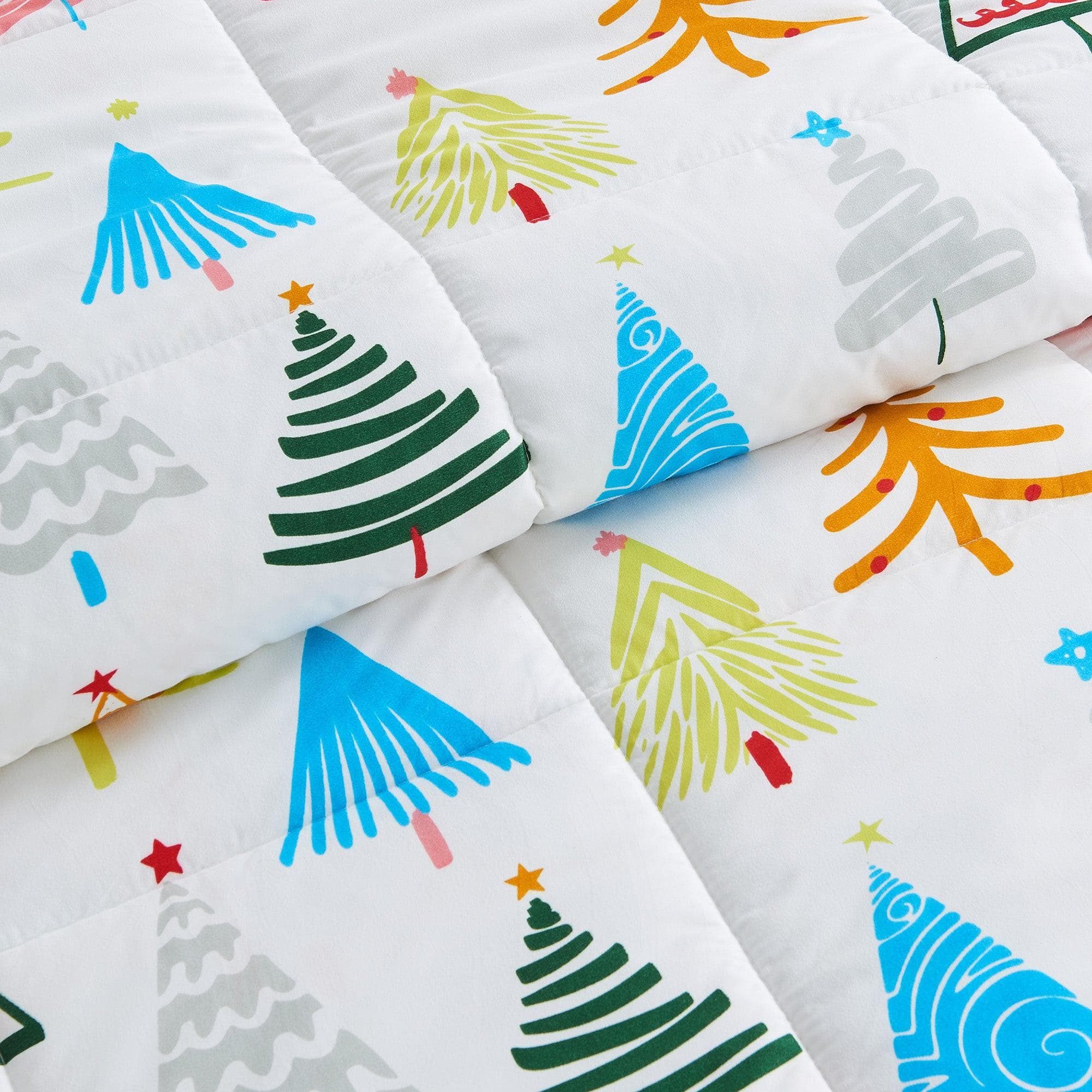 Wendbare Weihnachtsdecke und Kissenbezüge-Set – Holiday / Lodge Odette Kollektion