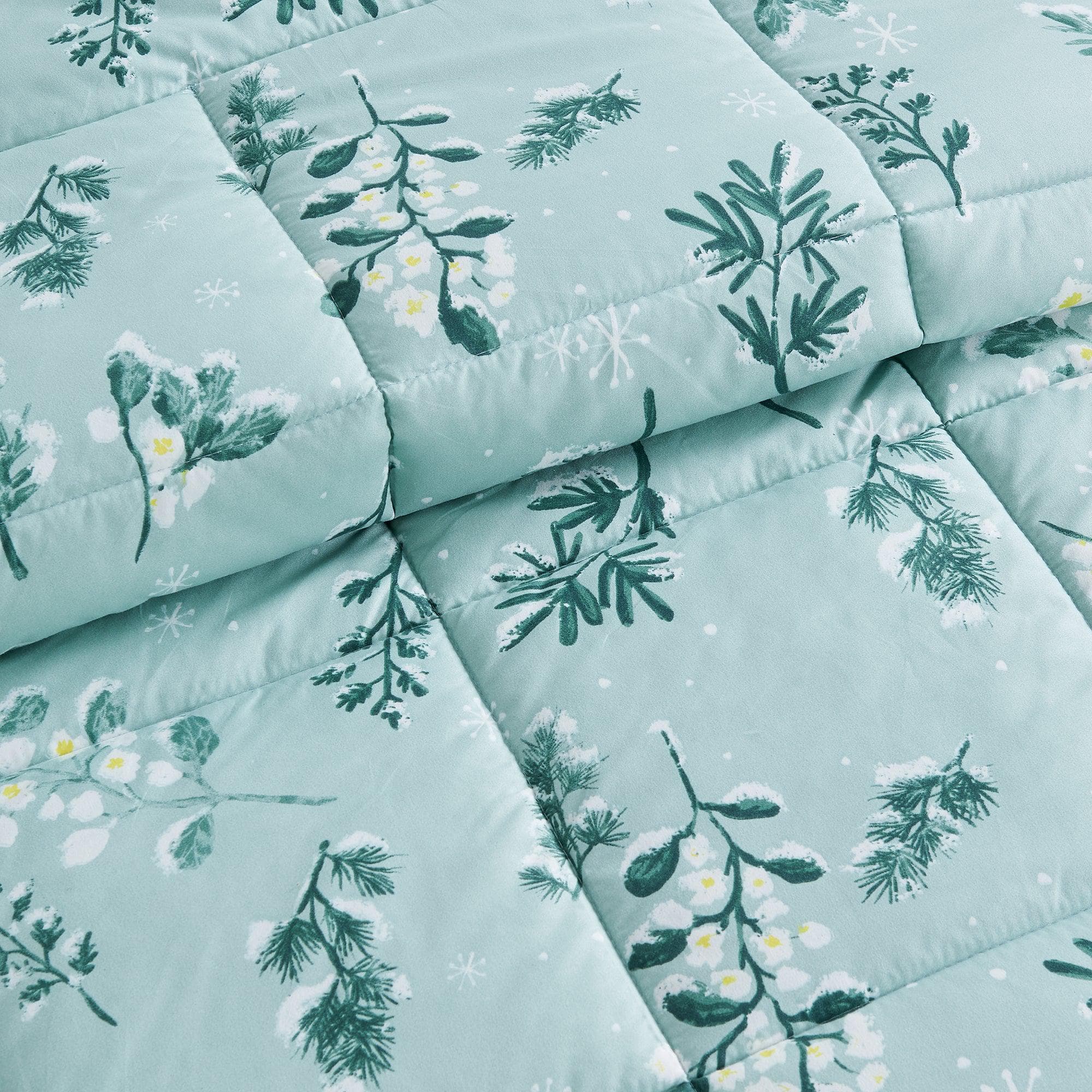 Wendbare Weihnachtsdecke und Kissenbezüge-Set – Holiday / Lodge Odette Kollektion