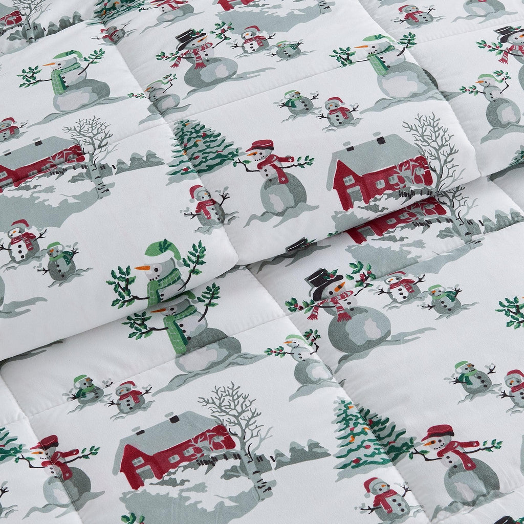 Wendbare Weihnachtsdecke und Kissenbezüge-Set – Holiday / Lodge Odette Kollektion