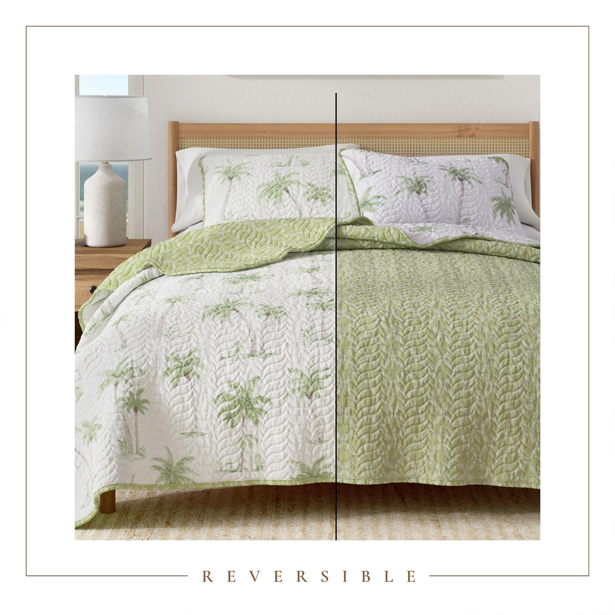 West Palm Trees Coastal Quilt-Set – Coronado Kollektion